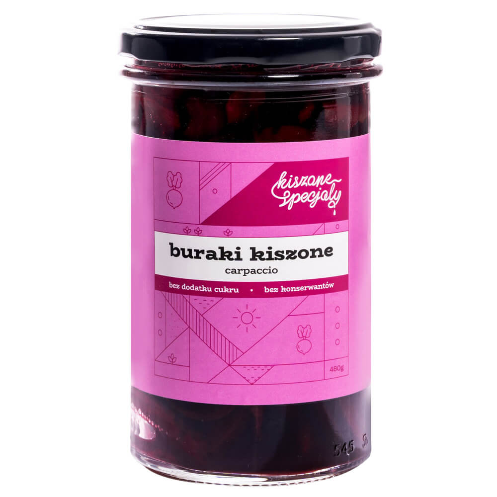 Buraki kiszone carpaccio